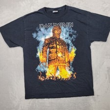 Camisa masculina Iron Maiden grande turnê concerto banda de rock death metal merch homem de vime comprar usado  Enviando para Brazil