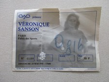 Véronique sanson ticket d'occasion  Gueux