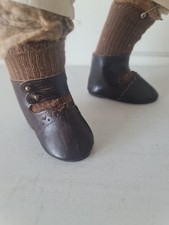 Antq leather doll for sale  CROMER