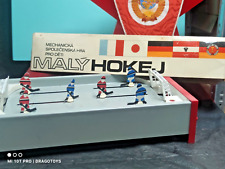 JOGO DE MESA DE HÓQUEI VINTAGE ''IGRA'' PLÁSTICO METAL CAIXA TCHECOSLOVÁQUIA MALÝ HOKEJ comprar usado  Enviando para Brazil