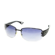 Óculos de sol Emporio Armani armação celular sem aro logotipo quadrado 63 14 135 preto comprar usado  Enviando para Brazil