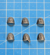 Imperial Fists Upgrades Bits Mk X Shoulder Pads x6 Primaris IF Crimson CF Bitz comprar usado  Enviando para Brazil