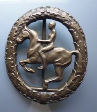 Großes reiterabzeichen bronze gebraucht kaufen  Gartow