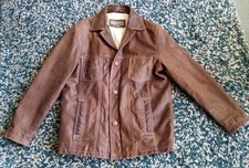 Leather jacket brown for sale  UK