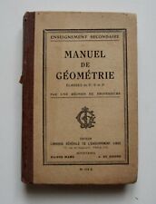 Mathématiques manuel géomét d'occasion  Arras