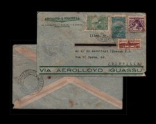 Capa Aerolloyd Iguassu Brasil 1934 Curitiba PR para Joinville SC - Correio Aéreo comprar usado  Brasil 