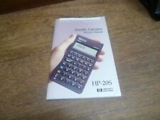 MANUAL DE CALCULADORA VINTAGE ORIGINAL HP-20S comprar usado  Enviando para Brazil