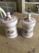 Pair floral portmeirion for sale  COVENTRY