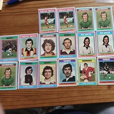 Topps 1976 footballers for sale  ABERGAVENNY