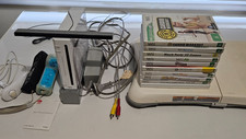 Pacote de console Nintendo Wii branco - 10 jogos - 2 controles - Ajuste na placa - Testado comprar usado  Enviando para Brazil