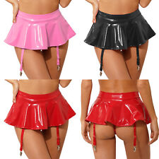 Damen wetlook minirock gebraucht kaufen  Bremen