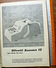Pubblicità olivetti summa usato  Russi