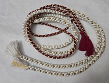 Kimono Obijime XL 65,5" - Conjunto Furisode Round Obi Jime Ouro Branco Vermelho - ENVIO PARA EUA comprar usado Kimono Obijime XL 65,5" - Conjunto Furisode Round Obi Jime Ouro Branco Vermelho - ENVIO PARA EUA comprar usado  Enviando para Brazil