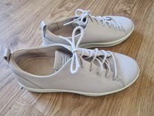 Ecco cream shoes for sale  LONDON