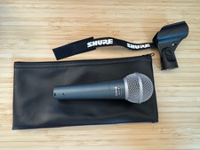Microfone vocal dinâmico supercardioide Shure Beta 58A, usado comprar usado  Enviando para Brazil