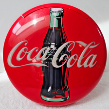 Antigo 1995 Coca-Cola Botão Telefone de Parede 12" Redondo Longwood Ind. Retrô comprar usado  Enviando para Brazil
