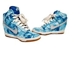Nike Dunk Sky Hi Feminino Tamanho 6 EUA Clearwater 543258-402 3.5 Reino Unido Cunha Escondida comprar usado  Enviando para Brazil