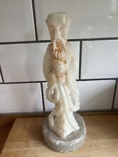 Chinese monk alabaster for sale  WARE