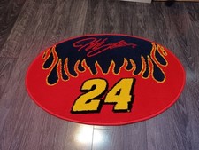 Tapete/tapete Jeff Gordon #24 FLAMES 36” X 23”, usado comprar usado  Enviando para Brazil