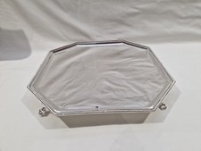 [7]Excelente bandeja de bebidas 8 lados por volta de 1900 Goldsmith & Silversmith Co Ltd. comprar usado  Enviando para Brazil