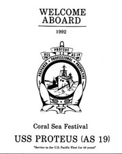 Uss proteus welcome for sale  Souderton