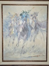 Vintage oil canvas for sale  Moosic