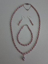 Parure perles naturelles d'occasion  La Rochelle