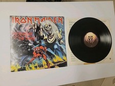 Iron Maiden The Number of The Beast Vinyl LP 1982 Harvest ST-12202 VG warped  comprar usado  Enviando para Brazil