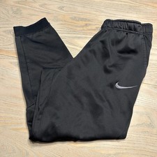 Pantalones deportivos Nike Dri-Fit negros para hombre M entrenamiento jogger polar cónico 800193 segunda mano  Embacar hacia Mexico