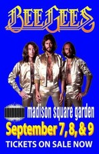 Réplica de BEE GEES *MADISON SQUARE GARDEN* 1979 PÔSTER CONCERTO comprar usado  Enviando para Brazil
