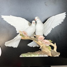 Estatueta Maruri Fine Porcelain Wings of Love White Doves 1987 Vintage D-8706 comprar usado  Enviando para Brazil