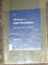 Simson type series for sale  ASHFORD