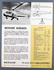 Westland widgeon helicopter for sale  BRIGHTON