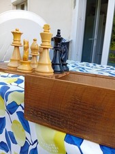 Jeu échecs buis d'occasion  Domérat