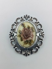 Vintage brosche rosenmotiv gebraucht kaufen  Wuppertal