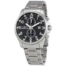 Invicta II relógio masculino multifuncional mostrador preto aço inoxidável 0379 comprar usado  Enviando para Brazil