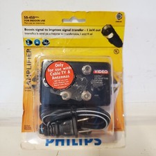 Amplificador de distribución de salida de 4 vías PHILLIPS 10 db caja abierta NOS segunda mano  Embacar hacia Mexico