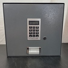 Cofre eletrônico digital teclado superior plano e trava de chave suporte de parede com manual, usado comprar usado  Enviando para Brazil
