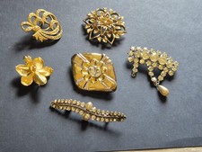 Vintage brooches silver for sale  LEWES