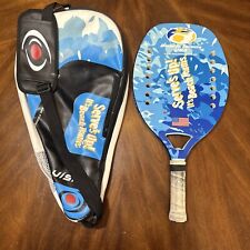 VISION Beach Tennis EUA Bandeira Raquete Esportiva Estojo Usado RARO Multicolorido, usado comprar usado  Enviando para Brazil