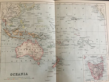 Antique folding map for sale  TORRINGTON