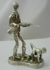 solid silver dog figurines for sale  ATHERSTONE