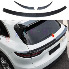 Para Porsche 2019-2023 Cayenne fibra de carbono porta traseira spoiler asa lábio 3 peças comprar usado  Enviando para Brazil