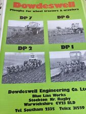 Dowdeswell ploughs wheeled for sale  HITCHIN