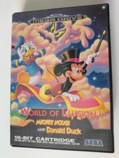Juego World of illusion starring Mickey mouse Donald Duck Sega mega Drive pal comprar usado  Enviando para Brazil