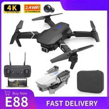 2024 E88 Pro WIFI FPV Drone, Wide Angle 4K/1080P HD Camera, Height Hold, Foldabl comprar usado  Enviando para Brazil