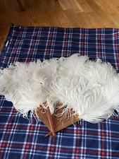 ostrich feather fan for sale  MITCHAM