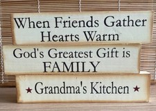 Wood sign decor for sale  Forest Hills