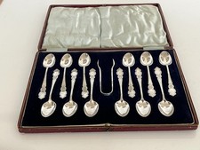 Cased set silver for sale  FALKIRK