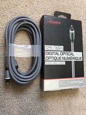 Cabo de Home Theater Rocketfish 12 pés áudio óptico digital verdadeiro alto desempenho , usado comprar usado  Enviando para Brazil